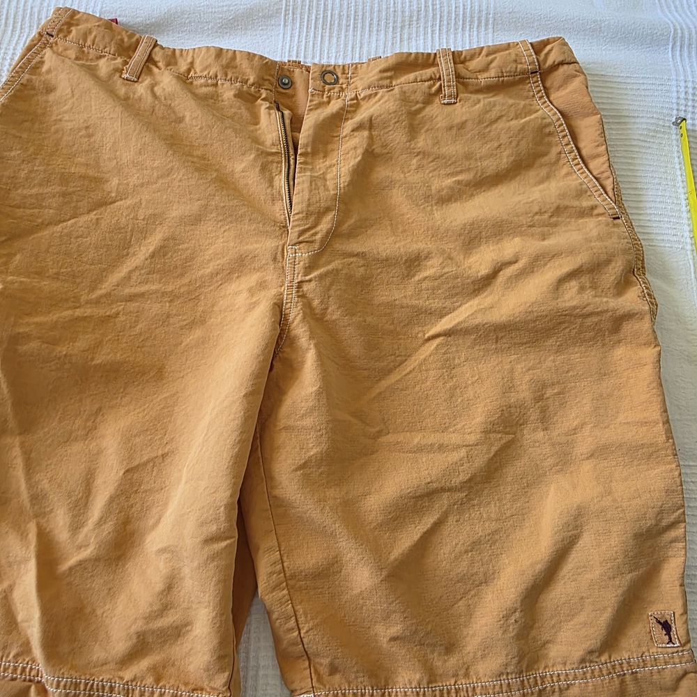 Men's Orange Casual Shorts